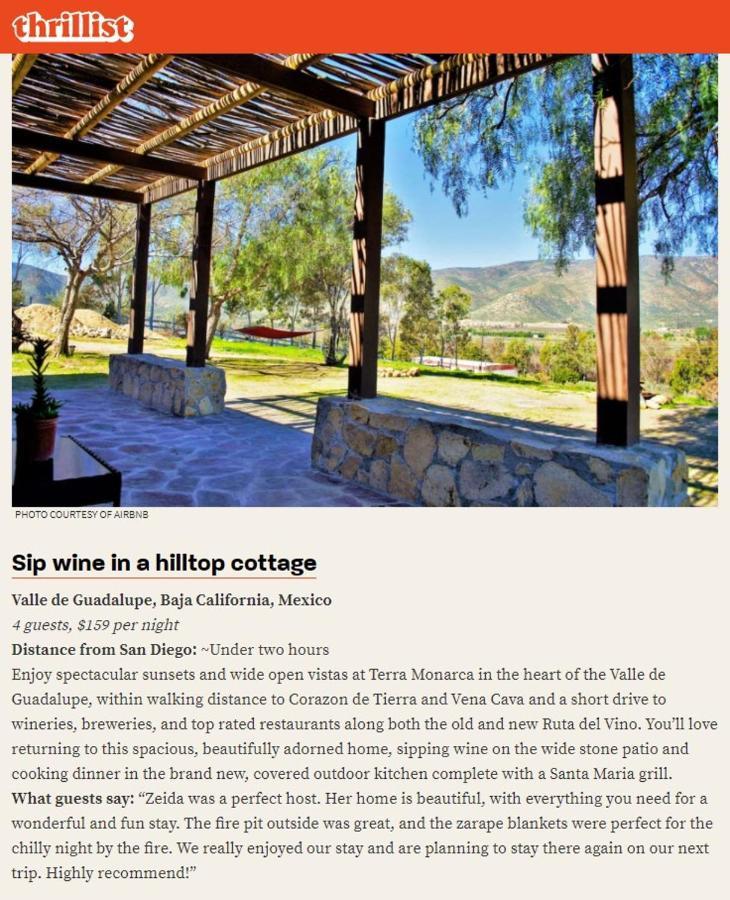 Villa Terra Monarca Valle de Guadalupe Exterior foto